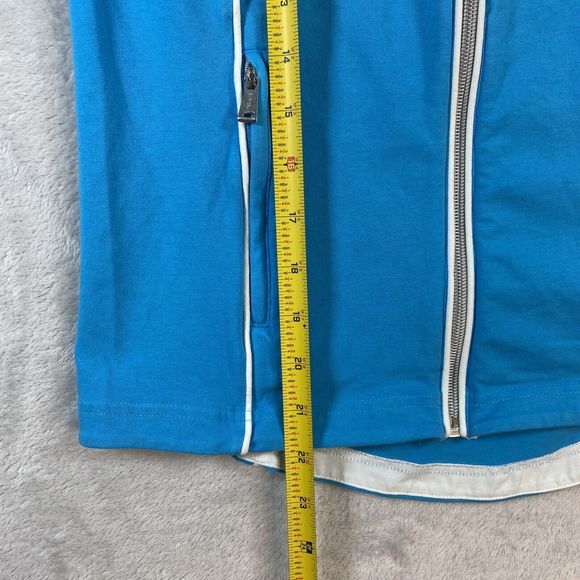 Ralph Lauren Active Jacket Womens‎ Small Blue Full Zip Pockets Designer Preppy - Picture 5 of 6
